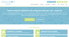 Desktop Screenshot of greenheartclean.co.uk